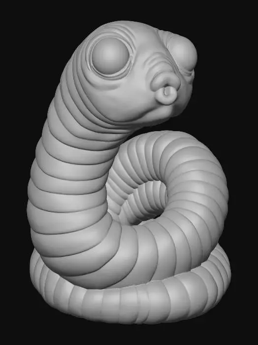 3D model for Cocky the Wiggly Wonder