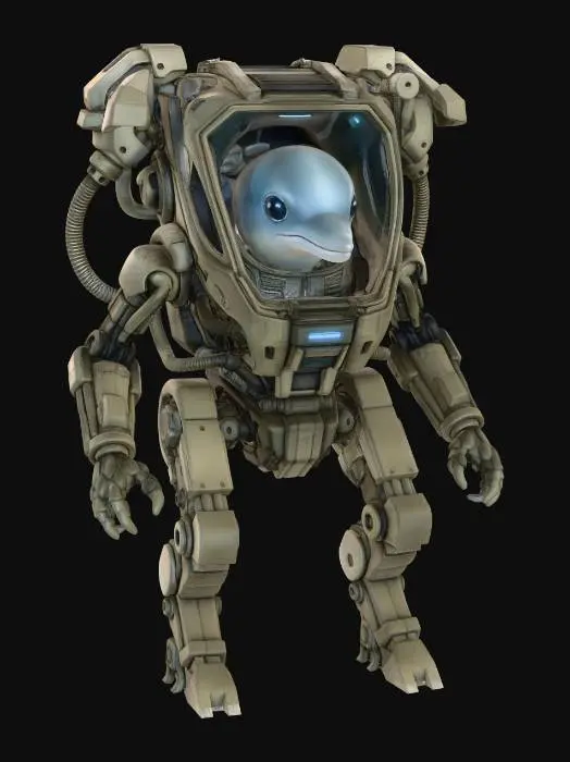 3D model for Desert Dolphin Exosuit