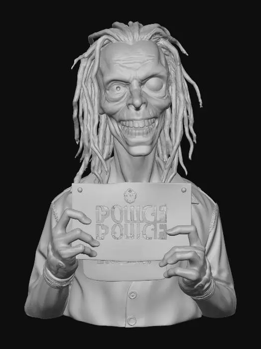 3D model for Undead Mugshot