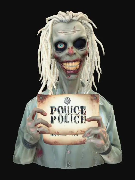 3D model for Undead Mugshot
