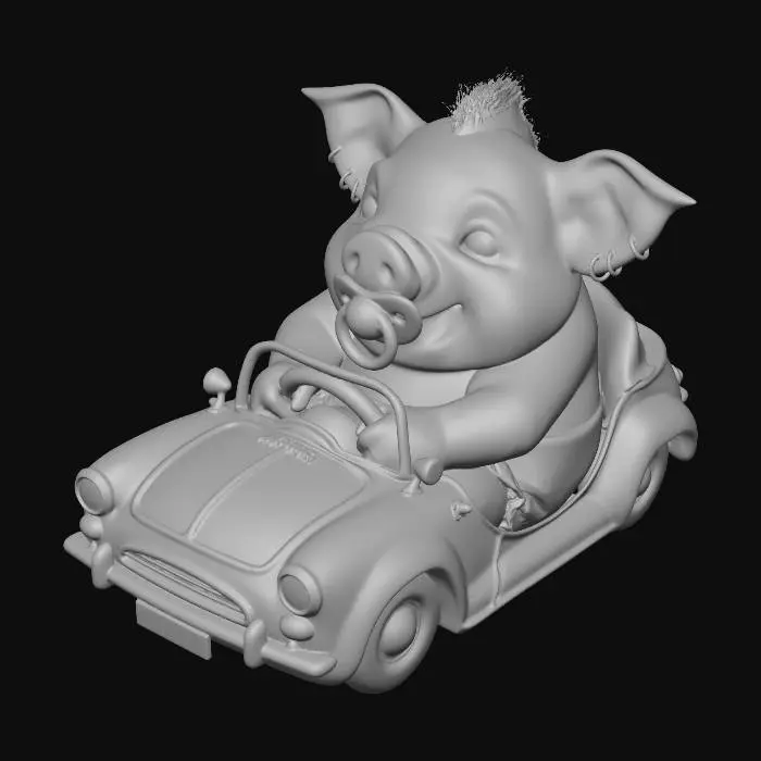 3D model for Piglet Joyride