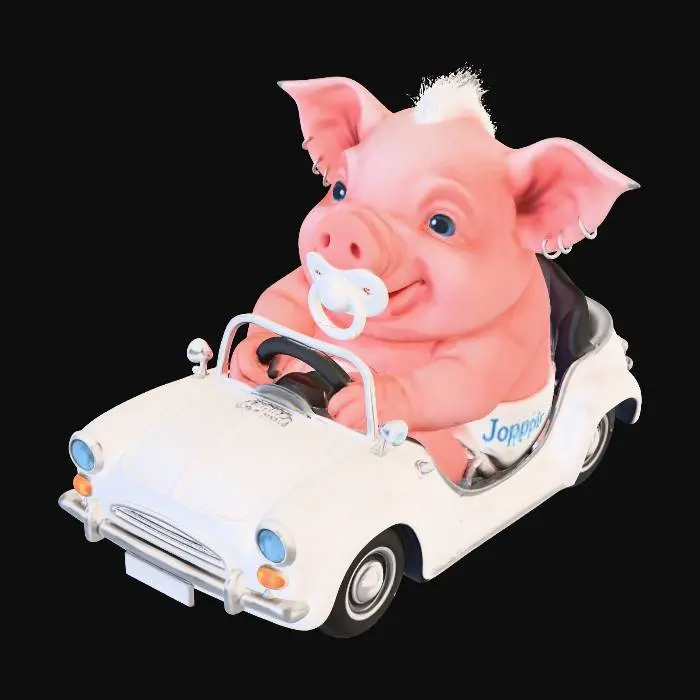 3D model for Piglet Joyride