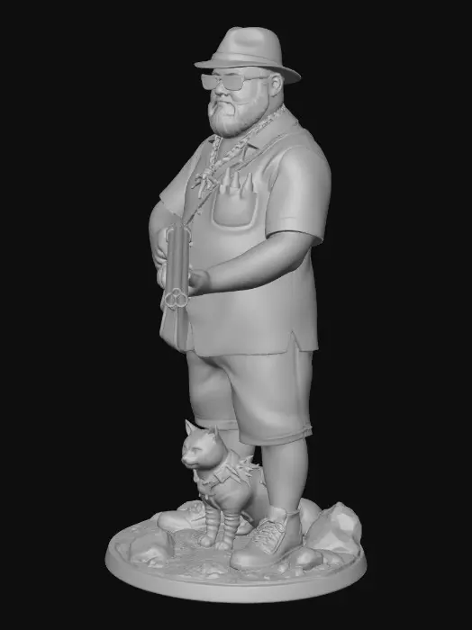 3D model for Michael and Armoured Cat