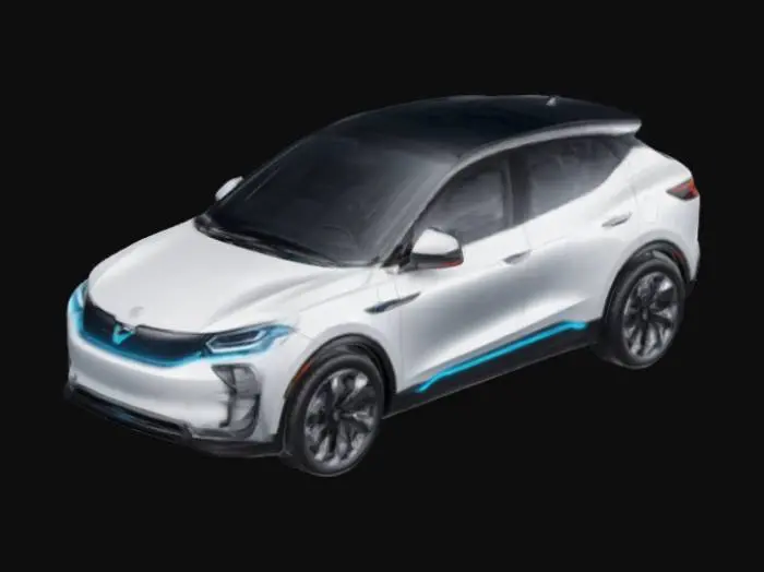 3D model for electric car suv