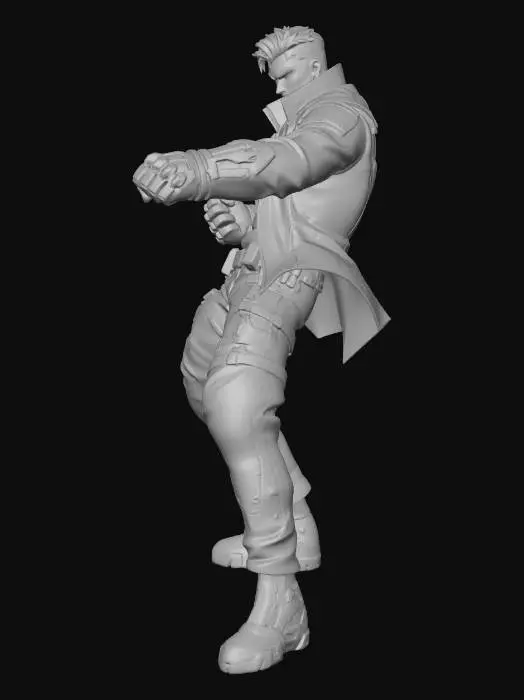 3D model for Neon Fist