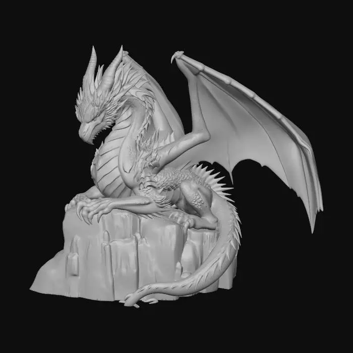 3D model for Mistbound Dragon