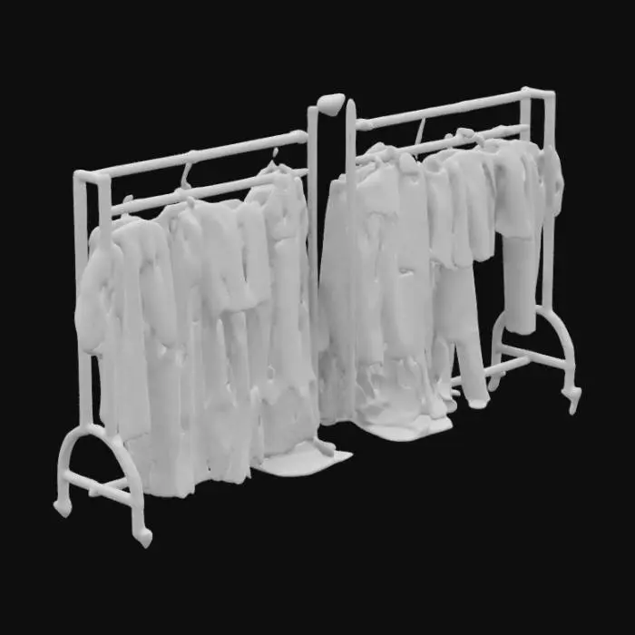 3D model for Clothing Rack Display