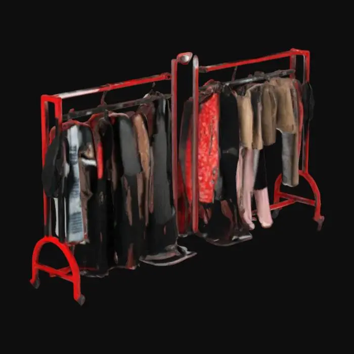 3D model for Clothing Rack Display