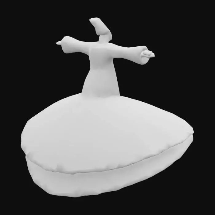 3D model for Whirling Dervish Ornament