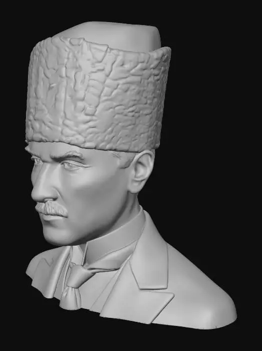 3D model for Mustafa Kemal Pasha