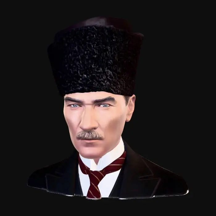 3D model for Mustafa Kemal Pasha