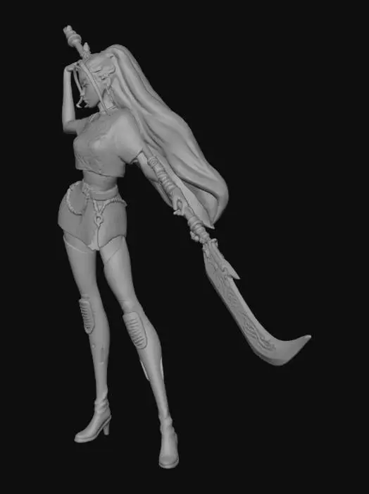 3D model for Warrior Diva