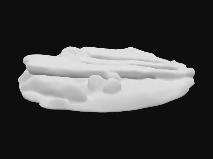 3D model for Faça-me uma imagem de um terreno pedregoso. Realismo absurdo, texturas de madeira velha ultra realista, game dev.((Attention: Fix holes in the geometric mesh))