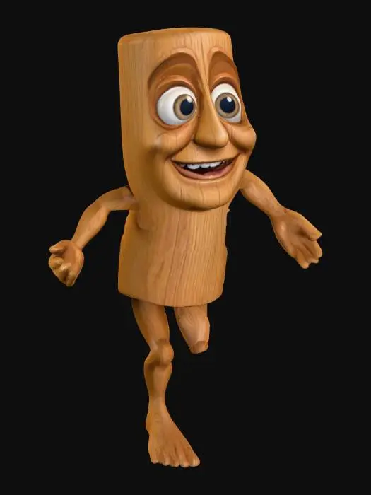 3D model for Tung Tung Sahur