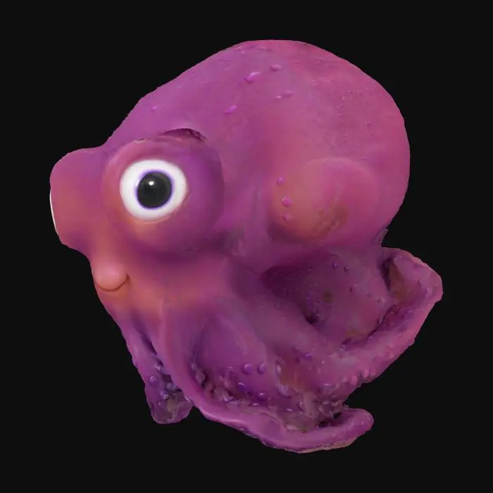 3D model for Derpy Cuttlefish