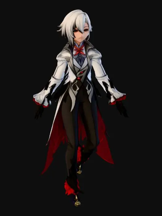 3D model for Arlecchino