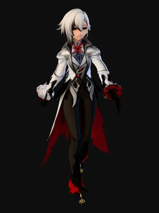 3D model for Arlecchino