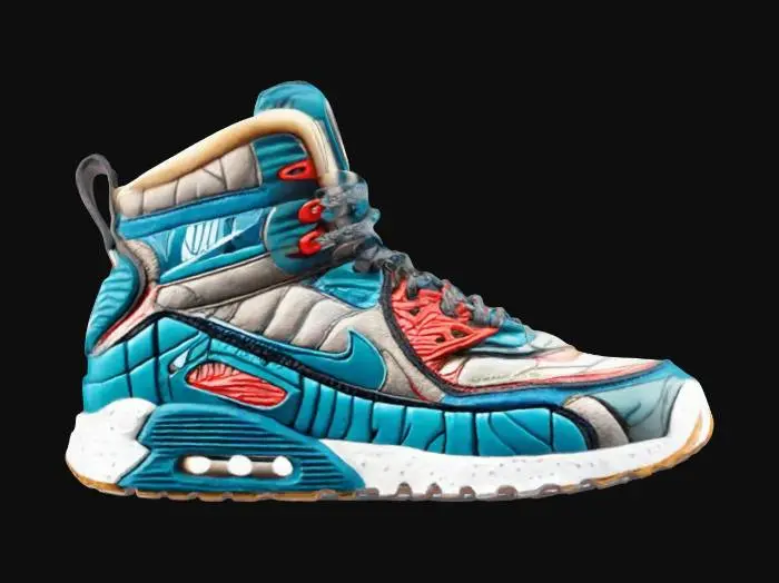 3D model for Futuristic Sneaker Design