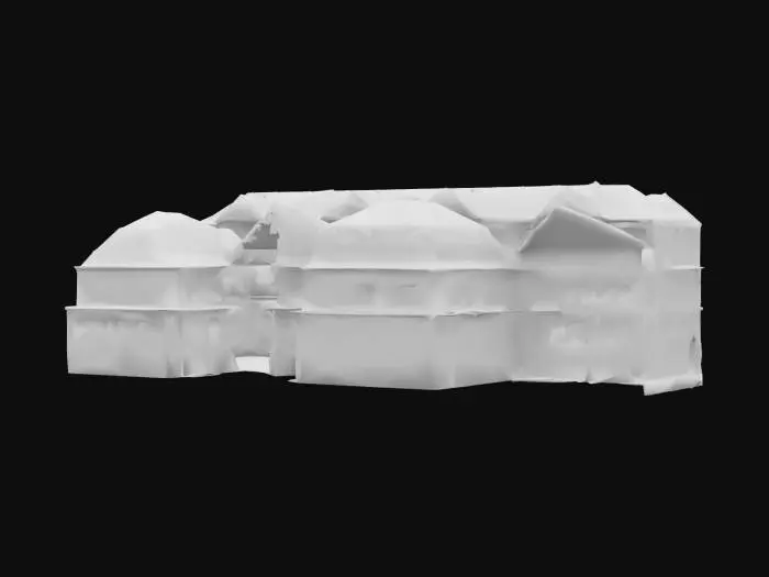 3D model for Paper Building Model Template