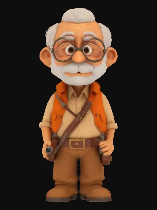3D model for Explorer Grandpa