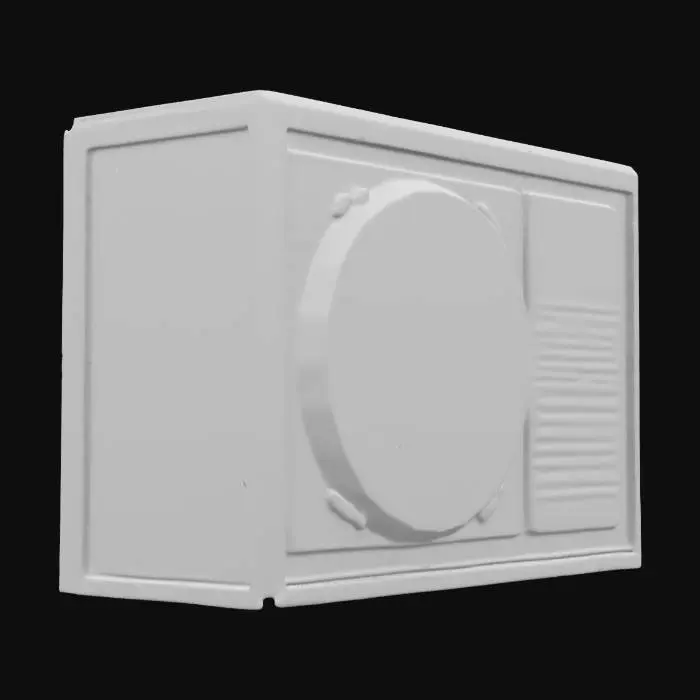3D model for Old Air Conditioner Unit