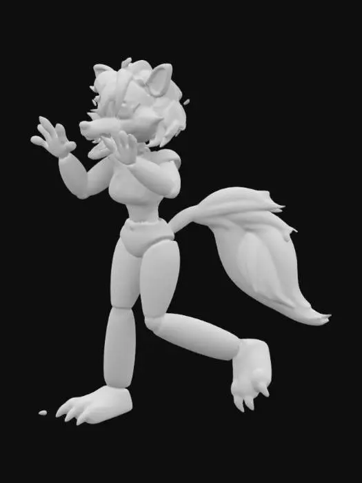 3D model for Rockstar Wolf Character