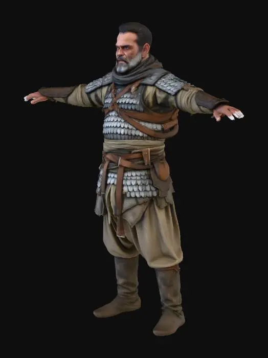 3D model for Warrior in the Desert