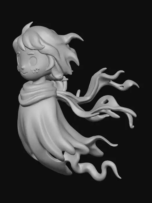 3D model for Velvyn the Whisper Child, #Halloween2025#