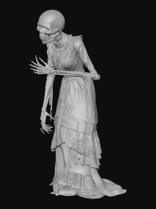3D model for Bone Bride, #Halloween2025#