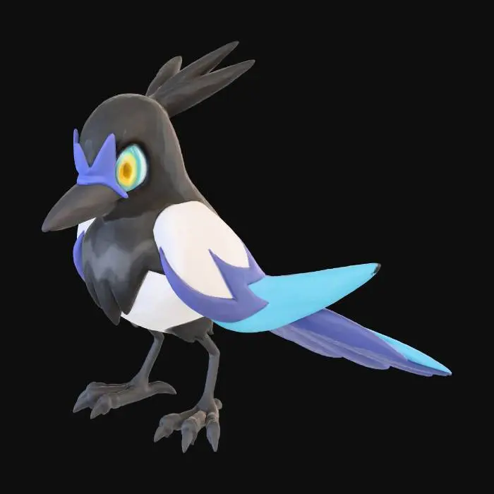 3D model for Pokémon Corviknight
