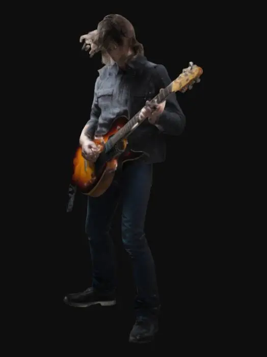 3D model for guitarist