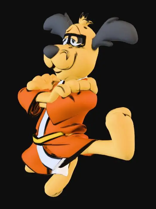 3D model for Kung Fu Dog