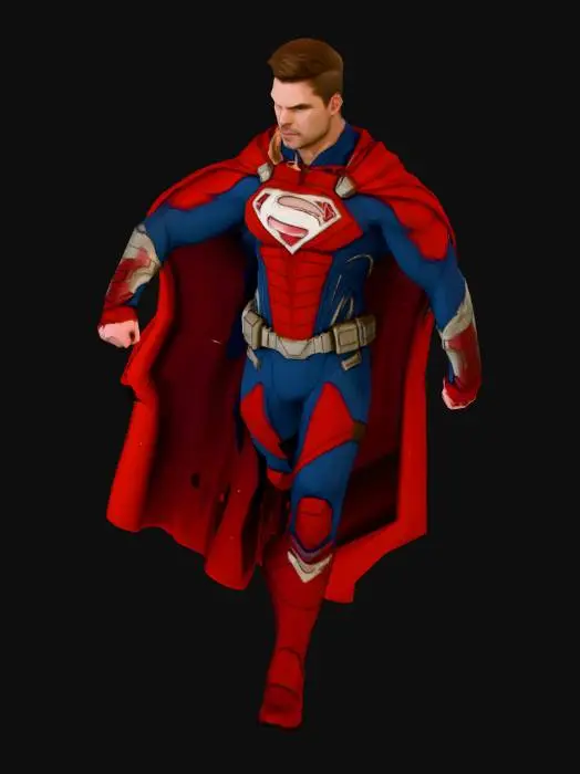 3D model for Superman