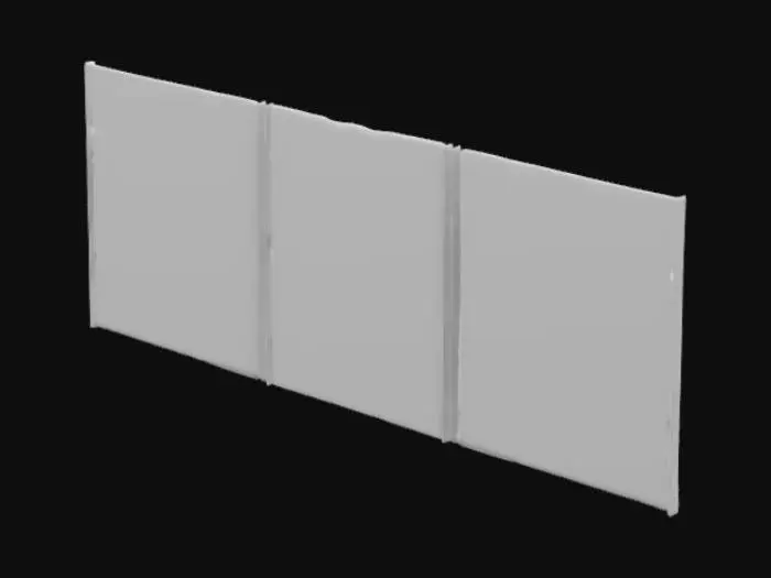 3D model for Fast food wall mount digital screen monitor menu boards