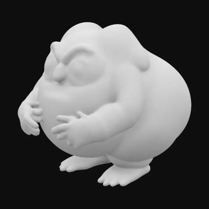 3D model for bum
