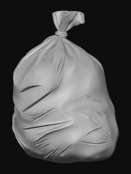 3D model for trash bag