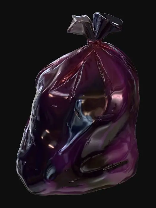3D model for trash bag