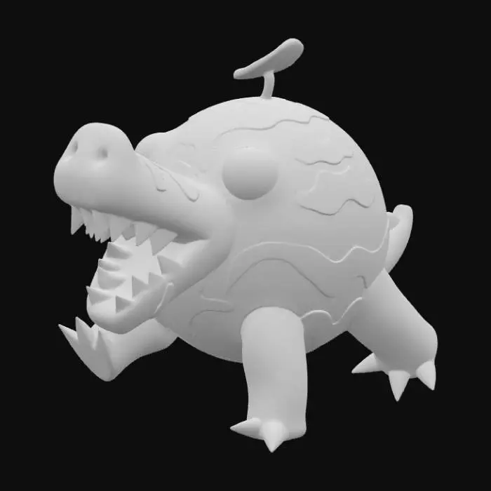 3D model for Watermelon Dino