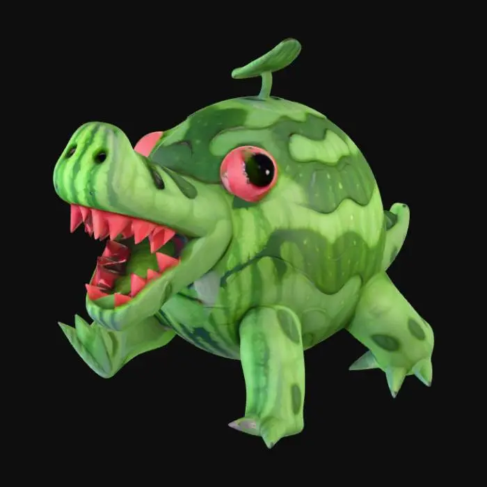 3D model for Watermelon Dino