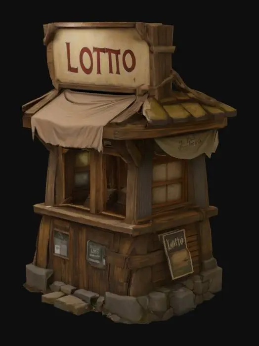 3D model for Rustic Lotto Booth