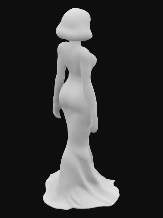 3D model for pose A, simétrico, game, bold, cabelo curto, Cleópatra, ps2, divine, stylized