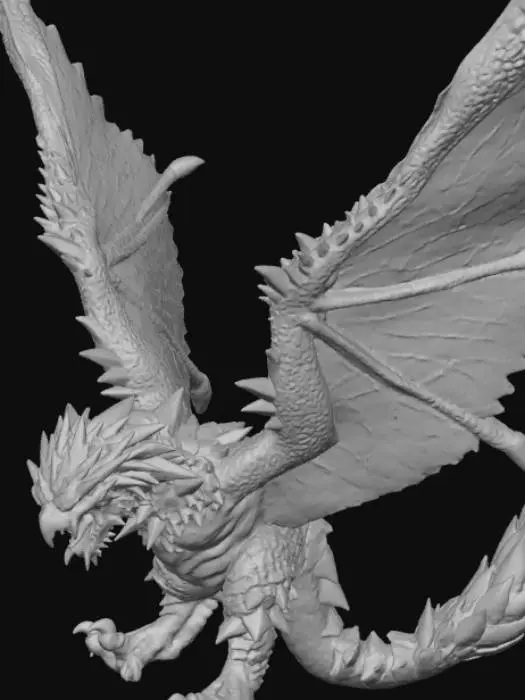 3D model for Azure Wyvern
