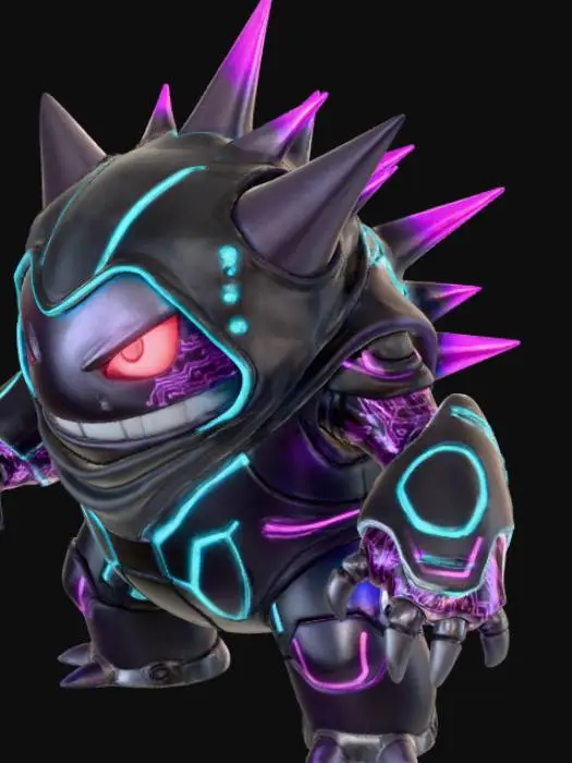 3D model for Cyberpunk gengar