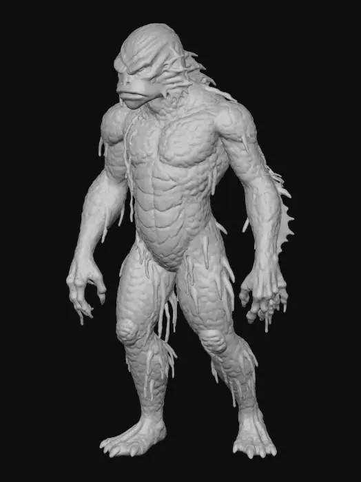 3D model for Swamp Guardian Creature -