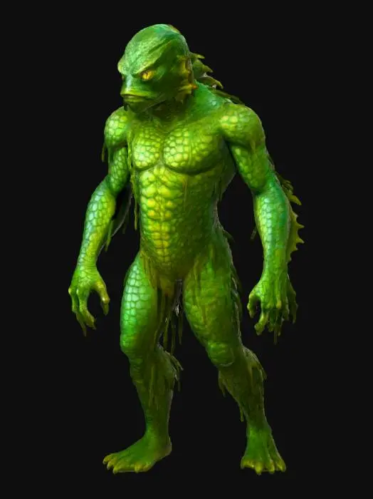 3D model for Swamp Guardian Creature -