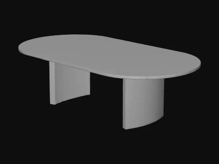 3D model for Oval Conference Table