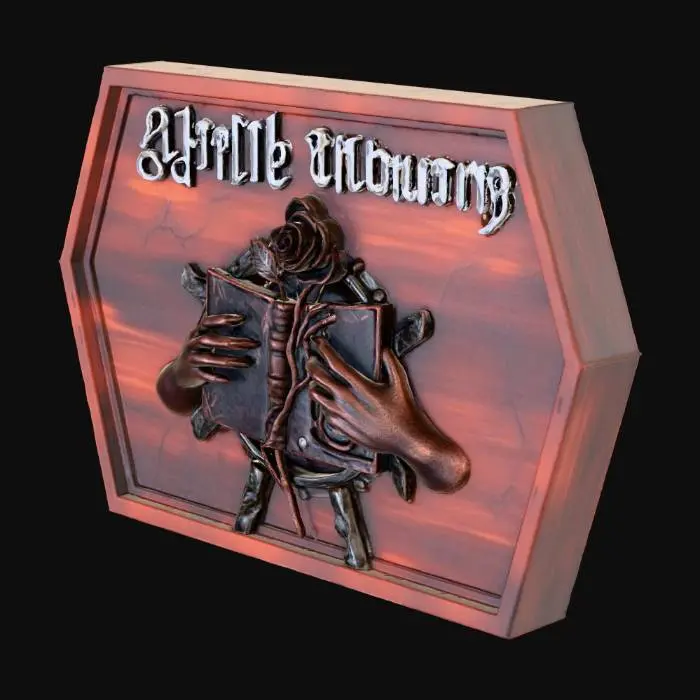 3D model for Library Plaque