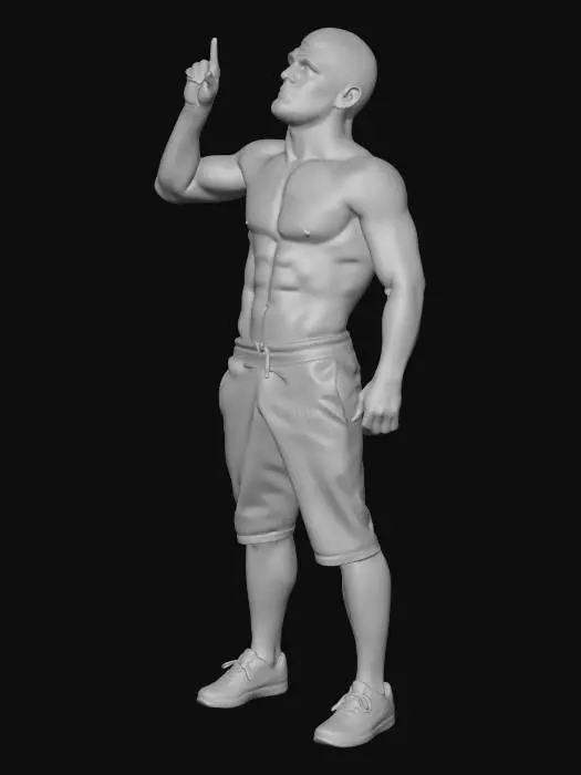 3D model for Champion's Gesture
