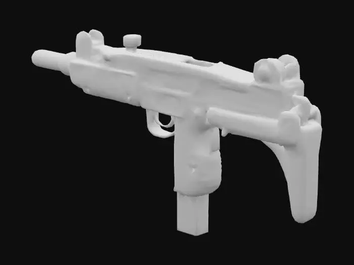 3D model for UZI Submachine Gun