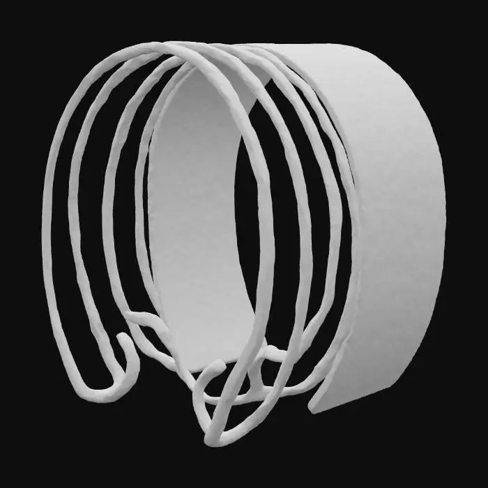 3D model for Golden Spiral Cuff